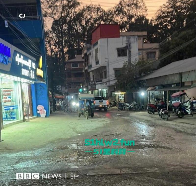 泰缅边境妙瓦底受中国及其他受害国家影响，被断电断网断油后，园区方寸大乱昔日辉煌不再。-12